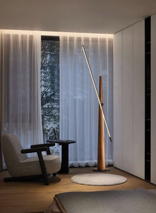 Lampadaire Ovelila Minimaliste en Bois