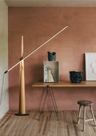 Lampadaire Ovelila Minimaliste en Bois