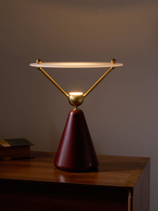 Balance Lampe de Table en Bois Moderne