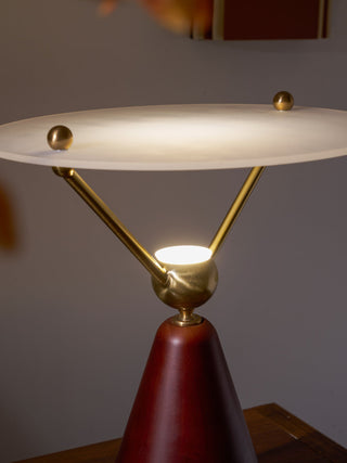 Balance Lampe de Table en Bois Moderne