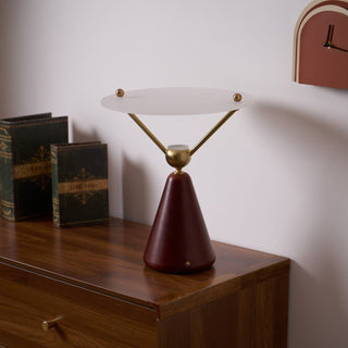 Balance Lampe de Table en Bois Moderne