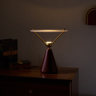 Balance Lampe de Table en Bois Moderne