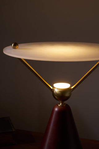Balance Lampe de Table en Bois Moderne