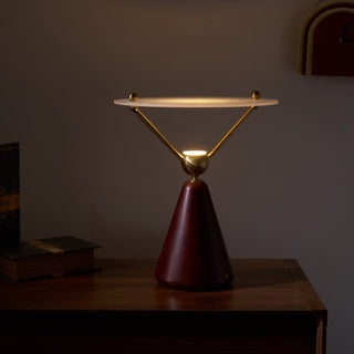 Balance Lampe de Table en Bois Moderne