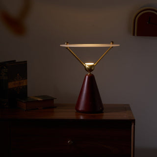 Balance Lampe de Table en Bois Moderne