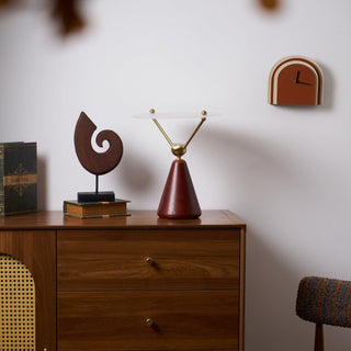 Balance Lampe de Table en Bois Moderne