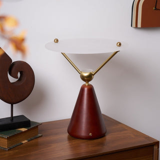 Balance Lampe de Table en Bois Moderne