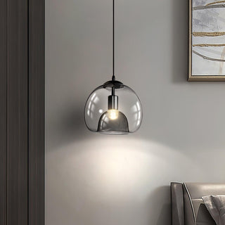 Zelirila Suspension en Verre Nacré Style Nordique