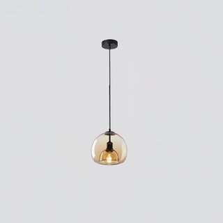 Zelirila Suspension en Verre Nacré Style Nordique