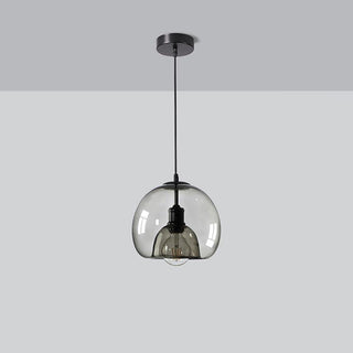 Zelirila Suspension en Verre Nacré Style Nordique