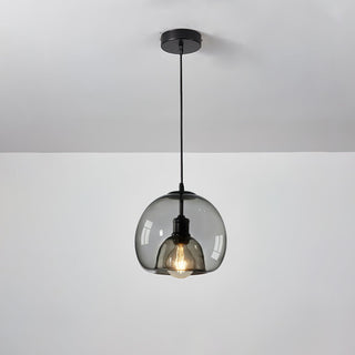 Zelirila Suspension en Verre Nacré Style Nordique