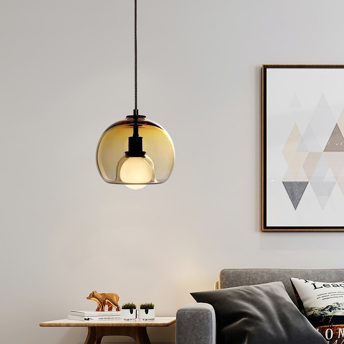 Neritha Suspension Contemporaine en Verre