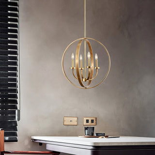 Icarila Suspension Métal Laiton Industriel Vintage Salon