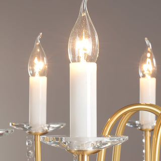 Ilphaara Lustre Laiton Cristal Luxe Postmoderne Salon