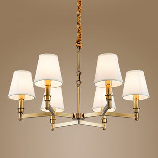 Vadoryra Lustre Laiton Tissu Luxe Postmoderne Salon