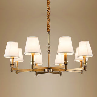 Vadoryra Lustre Laiton Tissu Luxe Postmoderne Salon