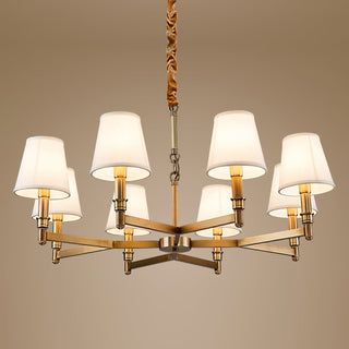 Vadoryra Lustre Laiton Tissu Luxe Postmoderne Salon