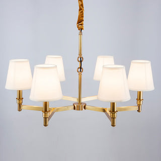 Vadoryra Lustre Laiton Tissu Luxe Postmoderne Salon