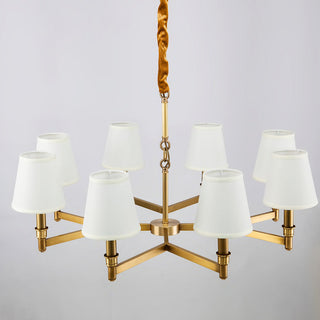 Vadoryra Lustre Laiton Tissu Luxe Postmoderne Salon