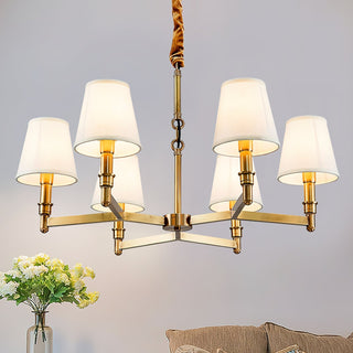 Vadoryra Lustre Laiton Tissu Luxe Postmoderne Salon