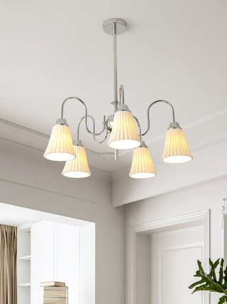 Lustra Lustre Moderne Céramique Plissée