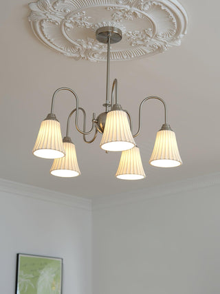 Lustra Lustre Moderne Céramique Plissée