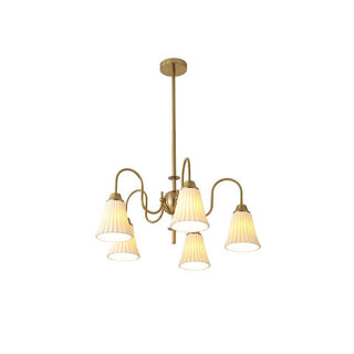Lustra Lustre Moderne Céramique Plissée