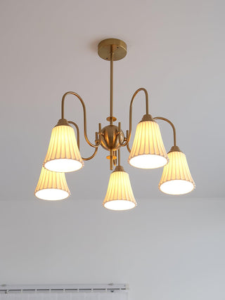Lustra Lustre Moderne Céramique Plissée