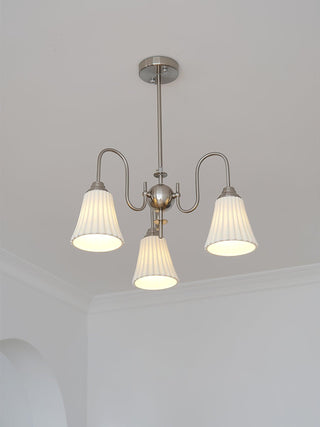 Lustra Lustre Moderne Céramique Plissée