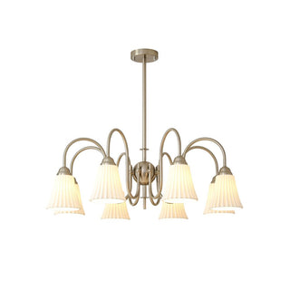 Lustra Lustre Moderne Céramique Plissée