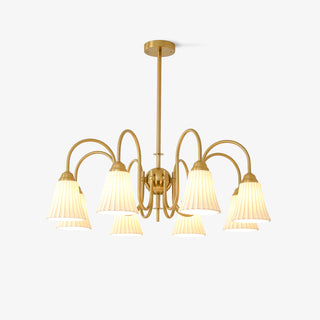 Lustra Lustre Moderne Céramique Plissée