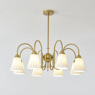 Lustra Lustre Moderne Céramique Plissée