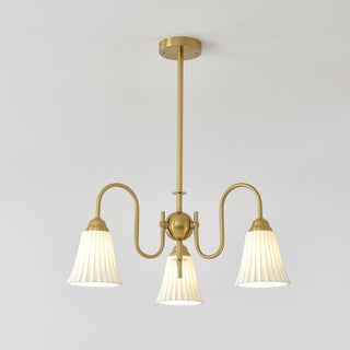 Lustra Lustre Moderne Céramique Plissée