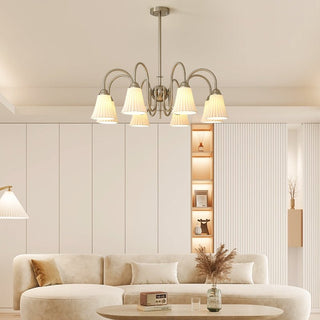 Lustra Lustre Moderne Céramique Plissée