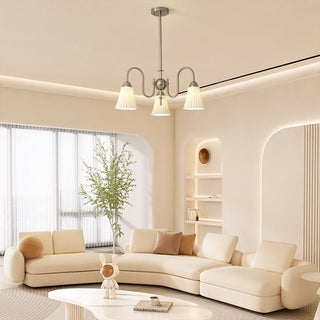 Lustra Lustre Moderne Céramique Plissée