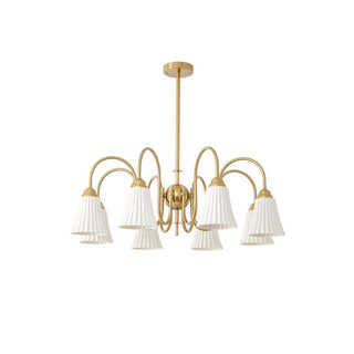 Lustra Lustre Moderne Céramique Plissée