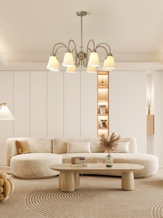 Lustra Lustre Moderne Céramique Plissée