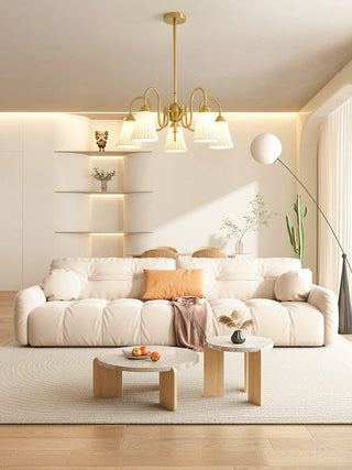 Lustra Lustre Moderne Céramique Plissée