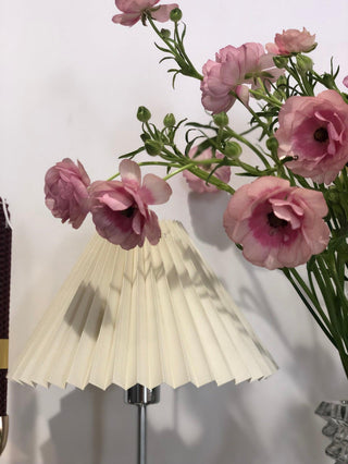 Ornelle Lampe de Table en Bois Et Tissu d'Art