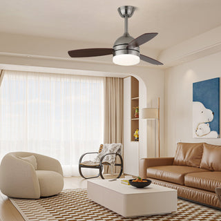 Plafonnier ventilateur moderne Caelan
