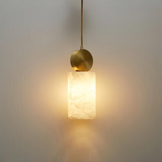 Lyrindis Cylindre Albâtre Pendentif Lumière
