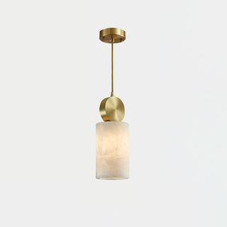 Lyrindis Cylindre Albâtre Pendentif Lumière