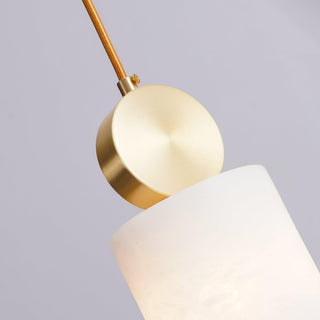 Lyrindis Cylindre Albâtre Pendentif Lumière