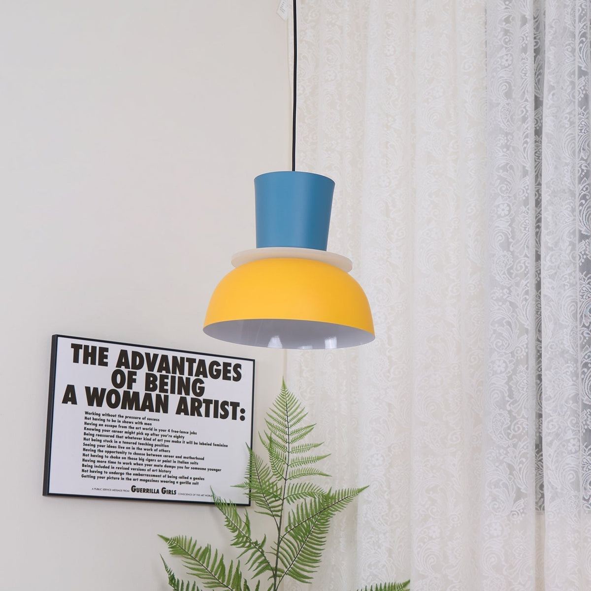 Vespece Suspension Minimaliste en Acrylique