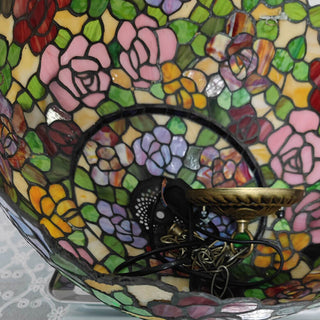 Tiffany Rétro Vintage Suspension Luxe Design Verre Salon