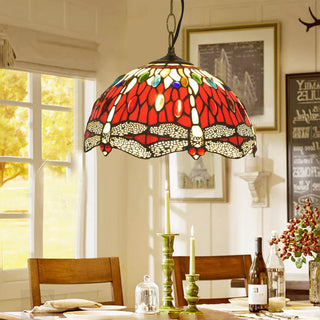 Tiffany Vintage LED Suspension Verre Chambre À Coucher/Salon
