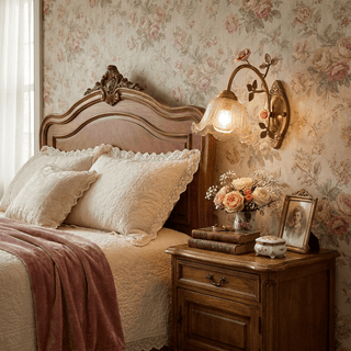 Evamarie Rose Wall Sconce-Neutral Decor
