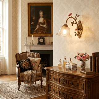 Evamarie Rose Wall Sconce-Neutral Decor