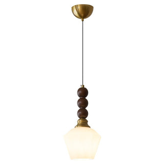 Vothaila Suspension en Verre Vintage et Bois