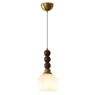 Vothaila Suspension en Verre Vintage et Bois